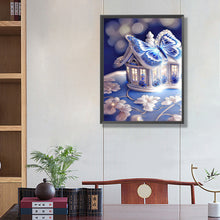 Load image into Gallery viewer, Blue Butterfly House 40*50CM (canvas) Full Square Drill Diamond Painting
