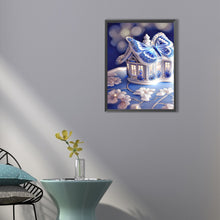 Load image into Gallery viewer, Blue Butterfly House 40*50CM (canvas) Full Square Drill Diamond Painting
