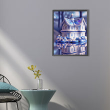 Load image into Gallery viewer, Blue Butterfly House 40*50CM (canvas) Full Square Drill Diamond Painting
