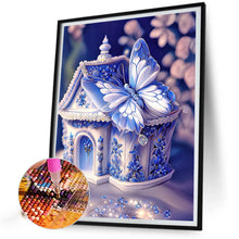 Load image into Gallery viewer, Blue Butterfly House 40*50CM (canvas) Full Square Drill Diamond Painting
