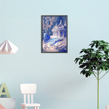 Load image into Gallery viewer, Blue Butterfly House 40*50CM (canvas) Full Square Drill Diamond Painting
