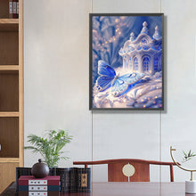 Load image into Gallery viewer, Blue Butterfly House 40*50CM (canvas) Full Square Drill Diamond Painting
