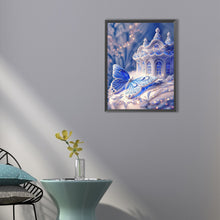 Load image into Gallery viewer, Blue Butterfly House 40*50CM (canvas) Full Square Drill Diamond Painting
