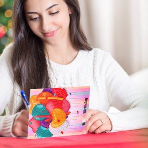 DIY Diamond Art Cards Handmade Birthday 5D Diamond Painting Kits Christmas Cards