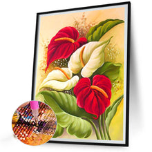 Load image into Gallery viewer, Big Red Flower 40*50CM (canvas) Full Round Drill Diamond Painting
