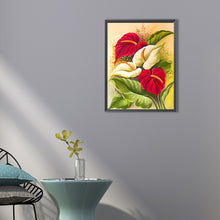 Load image into Gallery viewer, Big Red Flower 40*50CM (canvas) Full Round Drill Diamond Painting
