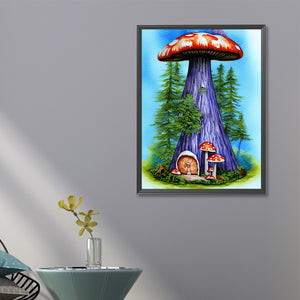 Forest Mushroom 40*60CM (canvas) Full Round Drill Diamond Painting