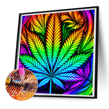 Load image into Gallery viewer, Marijuana Leaf 30*30CM (canvas) Full Round Drill Diamond Painting
