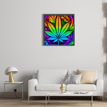 Load image into Gallery viewer, Marijuana Leaf 30*30CM (canvas) Full Round Drill Diamond Painting
