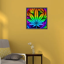 Load image into Gallery viewer, Marijuana Leaf 30*30CM (canvas) Full Round Drill Diamond Painting
