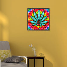 Load image into Gallery viewer, Marijuana Leaf 30*30CM (canvas) Full Round Drill Diamond Painting
