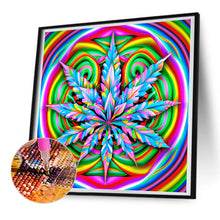 Load image into Gallery viewer, Marijuana Leaf 30*30CM (canvas) Full Round Drill Diamond Painting
