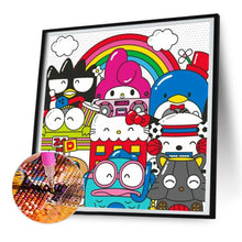 Load image into Gallery viewer, Sanrio 30*30CM (canvas) Full Round Drill Diamond Painting
