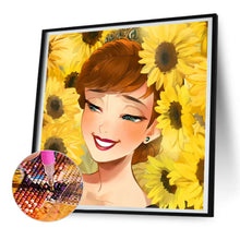 Load image into Gallery viewer, Laughing Anna 30*30CM (canvas) Full Round Drill Diamond Painting
