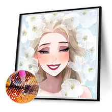 Load image into Gallery viewer, Laughing Elsa 30*30CM (canvas) Full Round Drill Diamond Painting
