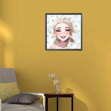 Load image into Gallery viewer, Laughing Elsa 30*30CM (canvas) Full Round Drill Diamond Painting
