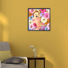 Load image into Gallery viewer, Laughing Rapunzel 30*30CM (canvas) Full Round Drill Diamond Painting
