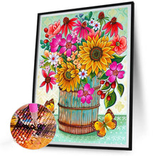 Load image into Gallery viewer, Main Sunflower 30*40CM (canvas) Full Round Drill Diamond Painting
