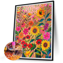 Load image into Gallery viewer, Sunflower Bush 30*40CM (canvas) Full Round Drill Diamond Painting
