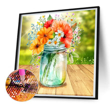 Load image into Gallery viewer, Jar Of Flowers 30*30CM (canvas) Full Round Drill Diamond Painting
