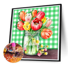 Load image into Gallery viewer, Jar Of Flowers 30*30CM (canvas) Full Round Drill Diamond Painting
