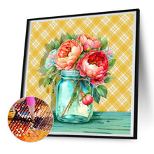 Load image into Gallery viewer, Jar Of Flowers 30*30CM (canvas) Full Round Drill Diamond Painting
