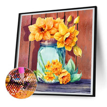 Load image into Gallery viewer, Jar Of Flowers 30*30CM (canvas) Full Round Drill Diamond Painting
