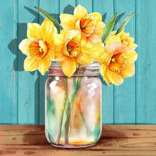 Load image into Gallery viewer, Jar Of Flowers 30*30CM (canvas) Full Round Drill Diamond Painting
