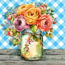 Load image into Gallery viewer, Jar Of Flowers 30*30CM (canvas) Full Round Drill Diamond Painting
