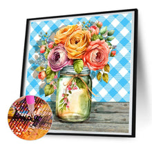 Load image into Gallery viewer, Jar Of Flowers 30*30CM (canvas) Full Round Drill Diamond Painting
