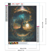 Load image into Gallery viewer, Life Tree 45*55CM (canvas) Full Round Drill Diamond Painting
