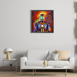 Iron Man Iron Man 30*30CM (canvas) Full Round Drill Diamond Painting