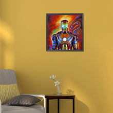 Load image into Gallery viewer, Iron Man Iron Man 30*30CM (canvas) Full Round Drill Diamond Painting
