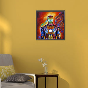 Iron Man Iron Man 30*30CM (canvas) Full Round Drill Diamond Painting