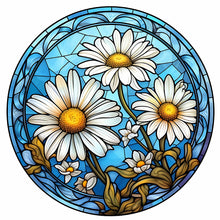 Load image into Gallery viewer, Flower Glass Painting 30*30CM (canvas) Full Round Drill Diamond Painting
