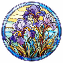 Load image into Gallery viewer, Flower Glass Painting 30*30CM (canvas) Full Round Drill Diamond Painting
