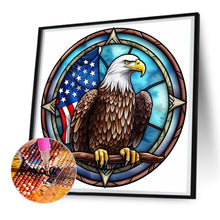 Load image into Gallery viewer, Animal Eagle Glass Painting 30*30CM (canvas) Full Round Drill Diamond Painting
