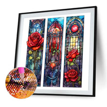 Load image into Gallery viewer, Rose Glass Painting 40*40CM (canvas) Full Round Drill Diamond Painting
