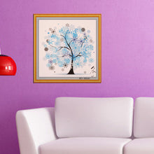 Load image into Gallery viewer, DIY Colorful Four Season Tree Counted Cross Stitch Kit Embroidery Winter
