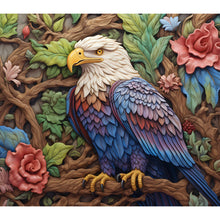 Load image into Gallery viewer, Embossed 3D Eagle 40*35CM (canvas) Full Round Drill Diamond Painting
