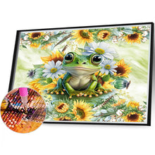 Load image into Gallery viewer, Sunflower Frog 40*35CM (canvas) Full Round Drill Diamond Painting
