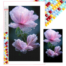 Load image into Gallery viewer, Water Drop Lotus 40*70CM (canvas) Full Square Drill Diamond Painting
