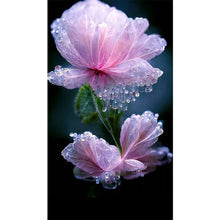 Load image into Gallery viewer, Water Drop Lotus 40*70CM (canvas) Full Square Drill Diamond Painting
