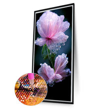 Load image into Gallery viewer, Water Drop Lotus 40*70CM (canvas) Full Square Drill Diamond Painting
