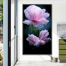 Load image into Gallery viewer, Water Drop Lotus 40*70CM (canvas) Full Square Drill Diamond Painting
