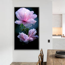 Load image into Gallery viewer, Water Drop Lotus 40*70CM (canvas) Full Square Drill Diamond Painting
