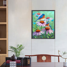 Load image into Gallery viewer, Daisy Bird 40*50CM (canvas) Full Round AB Drill Diamond Painting
