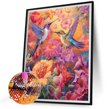 Load image into Gallery viewer, Bird Holding Flower 40*50CM (canvas) Full Round AB Drill Diamond Painting
