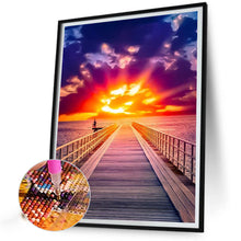 Load image into Gallery viewer, Sunset Strip 40*50CM (canvas) Full Round AB Drill Diamond Painting
