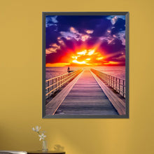 Load image into Gallery viewer, Sunset Strip 40*50CM (canvas) Full Round AB Drill Diamond Painting
